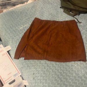 Brown skirt